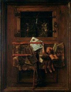 Still Life with Letter by Samuel van Hoogstraten
