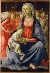 Madonna with Child and Five Angels