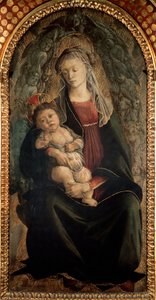 Virgin and Child in Glory Surrounded by Seraphin Angels