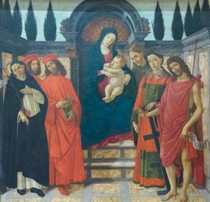 Madonna and Child with saints