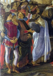 Adoration of the Magi (detail) by Sandro Botticelli