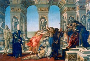 Calumny of Apelles, 1497-1498