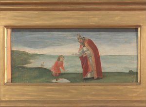 Saint Augustine and the Boy on the Seashore by Sandro Botticelli