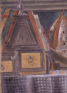 St. Augustine in his Cell (detail)