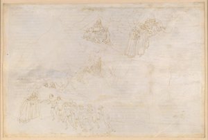 The Divine Comedy, Purgatorio IV. Ante-Purgatory: Island Ring, Base Massif and Middle Zone; Ascent and Penance of the Slothful by Sandro Botticelli