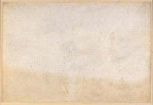 The Divine Comedy, Purgatorio VIII. Ante-Purgatory, Middle Zone: Valley of the Negligent Princes; Temptation by the Serpent; Conversation with Nino Visconti and Currado Malaspina by Sandro Botticelli