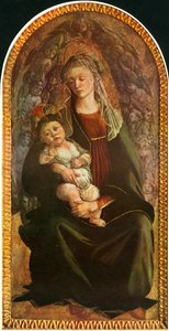 Madonna in Glory with Seraphim, c. 1469-1470 by Sandro Botticelli