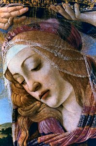 Madonna of the Magnificat (detail) by Sandro Botticelli