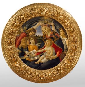 Mary with Child and Five Angels