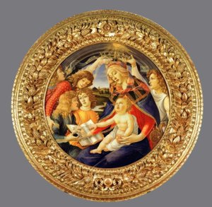Mary with Child and Five Angels