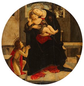 Mary with the Child and the Young John by Sandro Botticelli