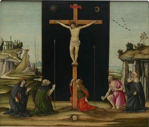 The Crucifixion with Saints by Sandro Botticelli