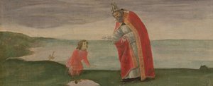 The Vision of St. Augustine from the Altarpiece of St. Barnabas by Sandro Botticelli