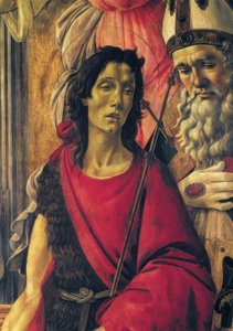 Enthroned Madonna with Child, Angels, and Saints by Sandro Botticelli