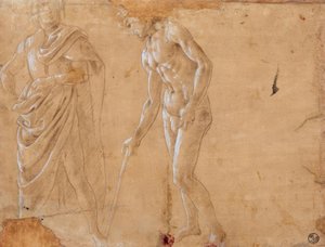 Two Figure Studies by Sandro Botticelli