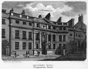 Drapers Hall, Throgmorton Street, City of London