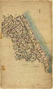Map of Korea by Sang Gi Chŏng
