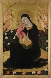 The Virgin and Child with Angels (Madonna of Humility) by Sano di Pietro