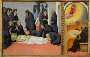 The Death of Saint Jerome Among His Disciples: He Appears to Saint Cyril, Bishop of Jerusalem