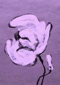 Abstract Purple Bloom