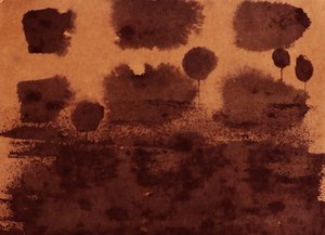 Abstract Sepia Landscape