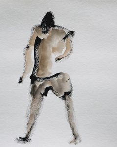 Abstract Walking Figure