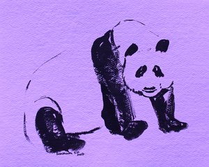 Black Ink Panda