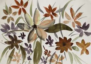 Earthy Floral Watercolor