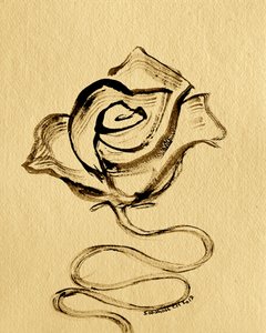Elegant Flowing Rose
