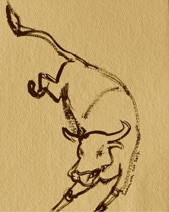 Expressive Charging Bull