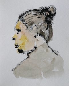 Expressive Profile Portrait