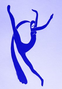 Graceful Blue Dancer