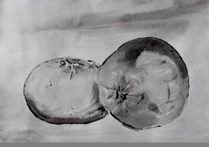 Monochrome Citrus Halves