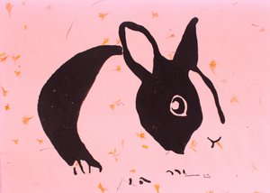 Pink Bunny Whimsy