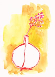 Sunny Botanical Still Life by Santhosh ch