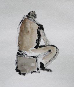 Thoughtful Seated Figure