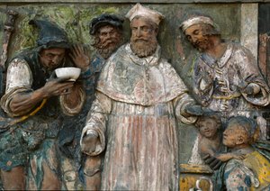 The Seven Works of Mercy, Give a Drink to Those Who Are Thirsty by Santi Buglioni