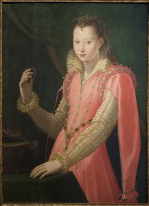 Portrait of a Young Woman as Portia Catonis by Santi di Tito