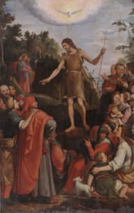 St. John the Baptist Preaching in the Wilderness by Santi di Tito