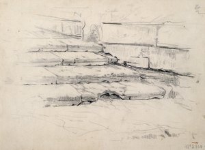 Study of Steps by Santiago Rusiñol