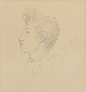Portrait of W. Graham Robertson by Sarah Bernhardt