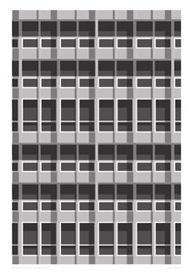 Brutalist Facade, 2015 by Sarah Evans