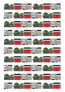 Fire Station Repeat Print, 2014