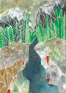 Geometric Mountain River