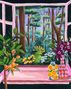 Vibrant Window Garden