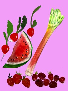 Fruit & veggies by Sarah Thompson Engels