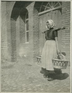 Woman with Two Baskets, Photograph from Travels in Europe and North Africa
