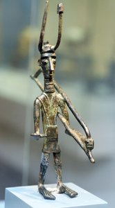 Bronze figurine of a warrior, c.1800-1200 BC by Sardinia Nuragic Civilization