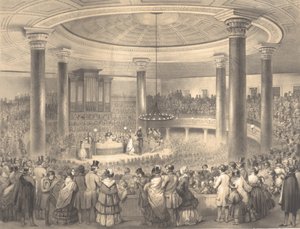 Distribution of the American Art Union Prizes, at the Tabernacle, Broadway, December 24, 1847