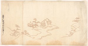 Landscape in Chinese Style by Sasaya (workshop of)